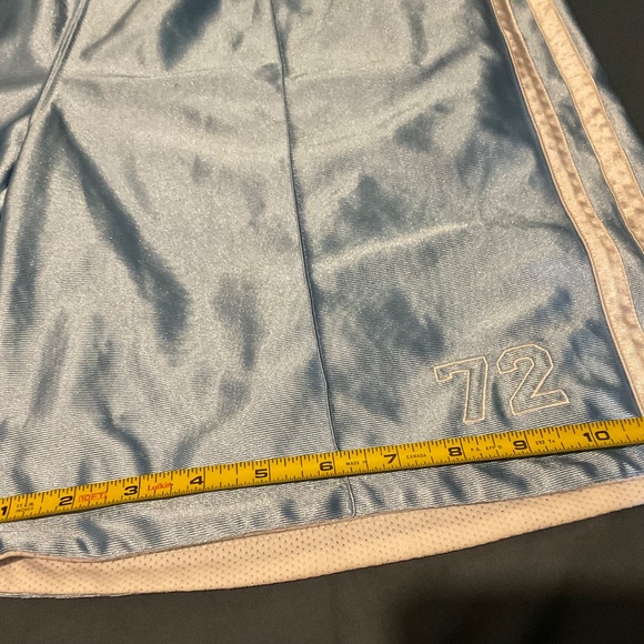 SHORTS  SILKY  BLUE  LINED  SIZE XL  SHORTS UNISEX   2ND HAND - Picture 3 of 6